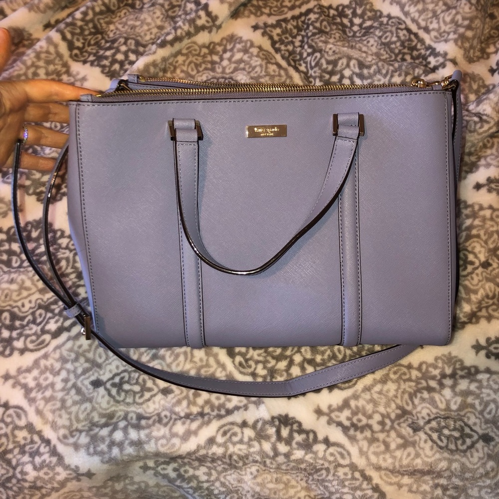 Violet Leather Kate Spade Handbag